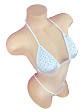 Load image into Gallery viewer, White Encrusted Bikini -LUX Collection-
