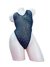 Load image into Gallery viewer, Sheer Mesh Bodysuit - Black -LUX Collection-
