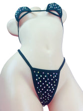 Load image into Gallery viewer, Mini Bunnykini - Black -LUX Collection-
